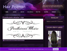 Tablet Screenshot of hair-poznan.pl